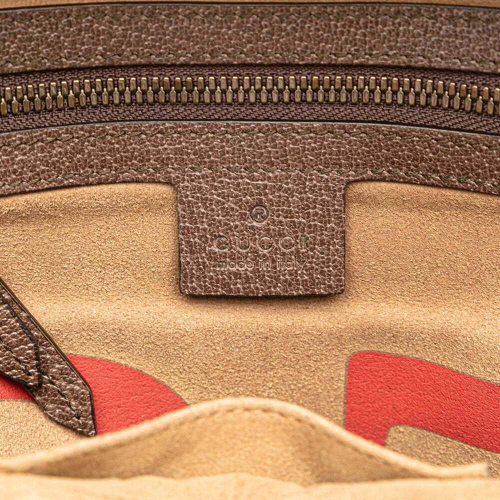 GUCCI Authentic Brown Leather Backpack - Picture 11 of 13